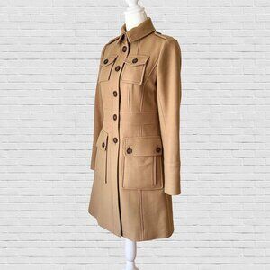 Banana Republic Military Long Camel Wool Coat